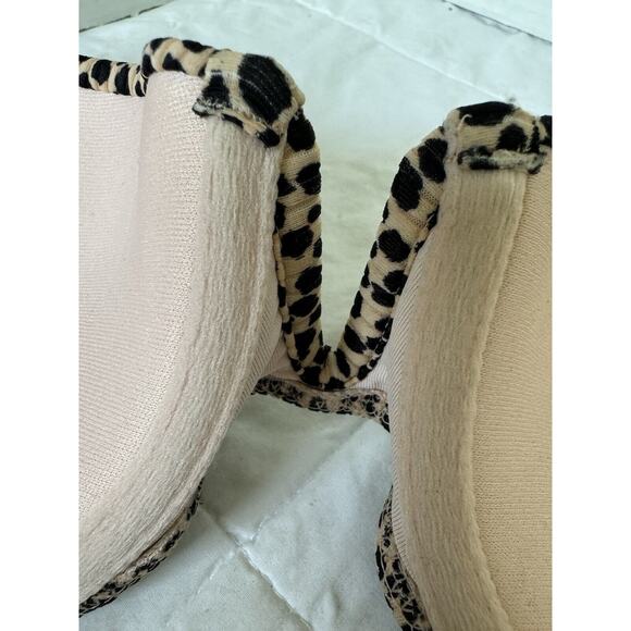 Leopard Print Women’s Swimsuit Bra Size 34B Shade & Shore Underwire Adju… - Picture 9 of 12